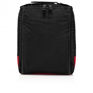 Christian Louboutin Hop'N Zip Classic Fabric Backpack Sırt Çantası Erkek Siyah | Türkiye JH7-92049V8