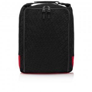 Christian Louboutin Hop'N Zip Creative Fabric Backpack Sırt Çantası Erkek Siyah | Türkiye IS7-96919S3
