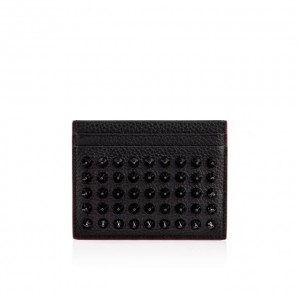Christian Louboutin M Kios Creative Leather Card Holder Kartlık Erkek Siyah | Türkiye IQ1-79847V0