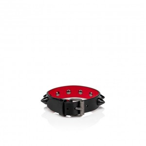 Christian Louboutin M Loubilink Bracelet Bracelets Bilezik Erkek Kırmızı Siyah | Türkiye CZ3-69296D4