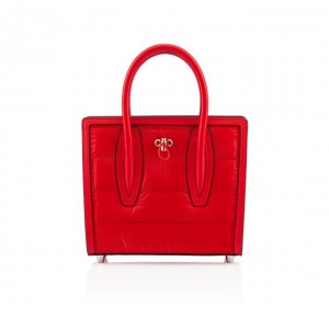 Christian Louboutin Paloma S Mini Creative Fabric Cross Body Bags Atlet Çanta Kadın Kırmızı | Türkiye NV9-08150Z3