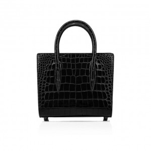 Christian Louboutin Paloma S Mini Creative Leather Top Handles Top Handles Kadın Siyah | Türkiye YO2-70797Y7