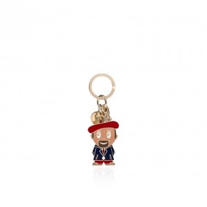 Christian Louboutin W Super Loubichristian Metallic Finish Keyrings Anahtarlık Erkek Renkli | Türkiye OJ2-63746F1